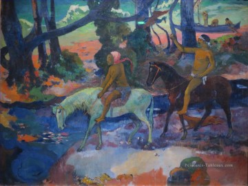  Gauguin Tableau - Ford Running Away postimpressionnisme Primitivisme Paul Gauguin